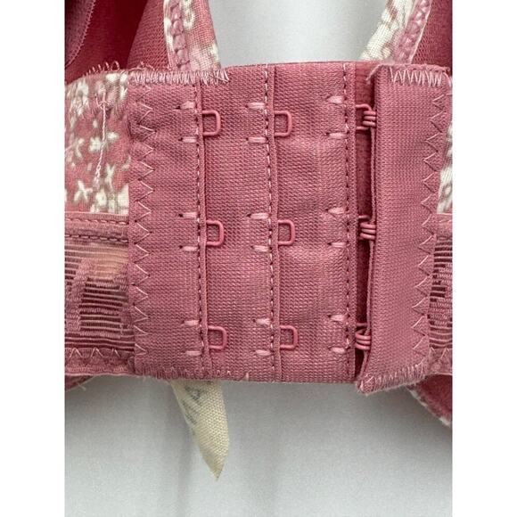 Lucky Brand Pink Floral Underwire Bra Size 40D - Picture 6 of 9